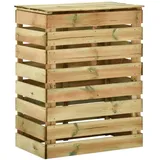 vidaXL Lattenrost-Komposter 80x50x100 cm Kiefernholz