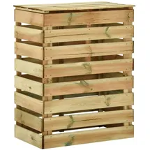 vidaXL Lattenrost-Komposter 80x50x100 cm Kiefernholz