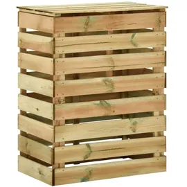 vidaXL Lattenrost-Komposter 80x50x100 cm Kiefernholz