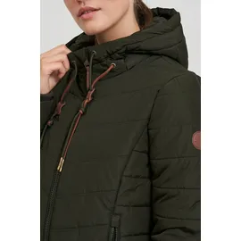 Oxmo Winterjacke Mala braun / dunkelgrün XS