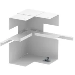 OBO 6277840 Inneneck vereinfacht asymmetrisch 70x170x128 Stahl reinweiß RAL 9010 GS-AI70170RW