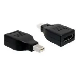 Delock DisplayPort-Adapter Mini-DisplayPort M DisplayPort W Schwarz