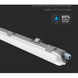 V-Tac LED-Lichtleiste mit Röhren IP65
