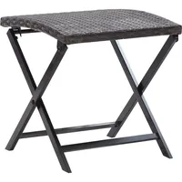 vidaXL Klapphocker Gartenhocker 44 x 44 x 40 cm braun