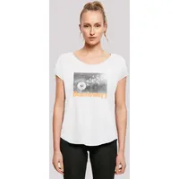 F4NT4STIC Long Cut T-Shirt Dandelion Blume in weiß |