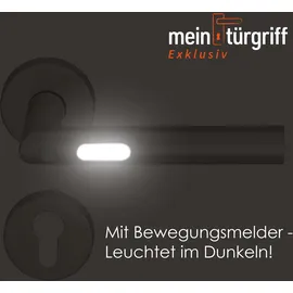 Meintürgriff LED-Türgriff Orbit Türdrücker Edelstahl Matt Türgriff Drückergarnitur, BB