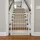Relaxdays Treppenschutzgitter 75–80 cm Weiß