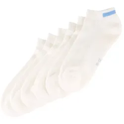 TOM TAILOR Damen Sneakersocken im 6er-Pack, blau, Uni, Gr. 39-42