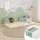 Homestyle4u Kinderbett Natur 90 x 200 cm Kiefer braun