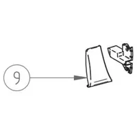 Thule Omnistor 5003 Frontblendenendkappen Satz Weiß