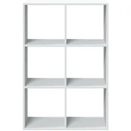 vidaXL Bücherregal 69,5 x 29 x 103,5 cm Weiß