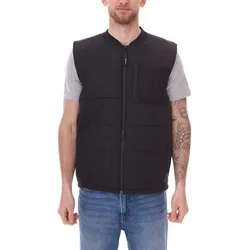 11 PROJECT PURlle Herren Puffer-Weste mit Steppung Lifestyle-Weste 20715253 ME 194007 Schwarz - M