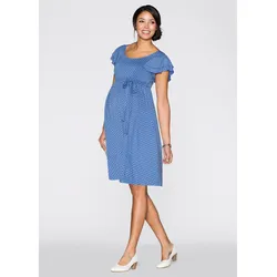 bonprix Shirt-Umstandskleid, blau