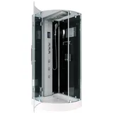 AcquaVapore D37-13L1-EC Dusche Duschtempel Komplett Duschkabine -Th. 90x90