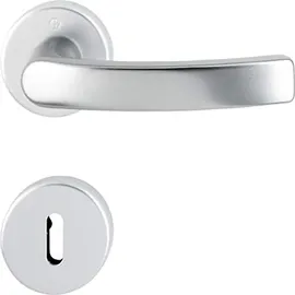 HOPPE Luxembourg Rosettengarnitur Silber F1