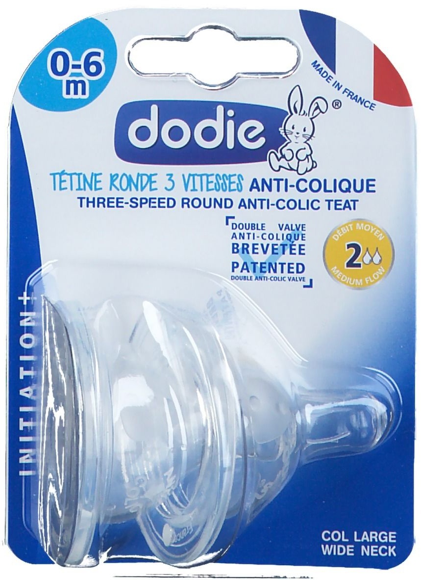 dodie® Initiation+ Tétine Débit 2 2 pc(s) Tétine(s)