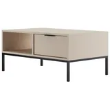 raumhirsch furniture Couchtisch Austin Schwarz Holzwerkstoff 60 x 45 x 100 cm