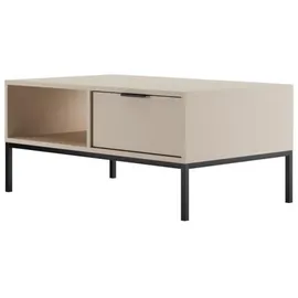 raumhirsch furniture Couchtisch Austin Schwarz Holzwerkstoff 60 x 45 x 100 cm