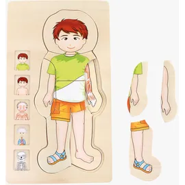 Small Foot Company Small foot Schichtenpuzzle Anatomie Junge - Gr.: onesize