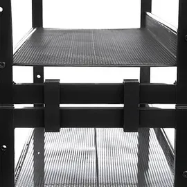 Songmics Schuhregal 74 x 62,8 x 30,7 cm schwarz / schwarz