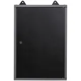 Ondis24 Hängeschrank Metall 42 cm schwarz abschließbar