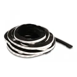 Delock Bürstenstreifen selbstklebend 15 mm - Länge 5 m schwarz, Tür, Fenster, Sc