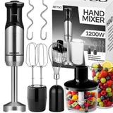 Retoo Stabmixer Set 1200W 6in1