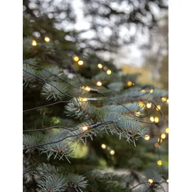 Star Trading Lichterkettennetz LED 2x1,5 m Schwarz warmweiß