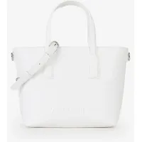 Valentino Pandia Re Handtasche Kunstleder Weiß
