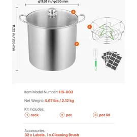 Vevor Einkochtopf 19,86 L