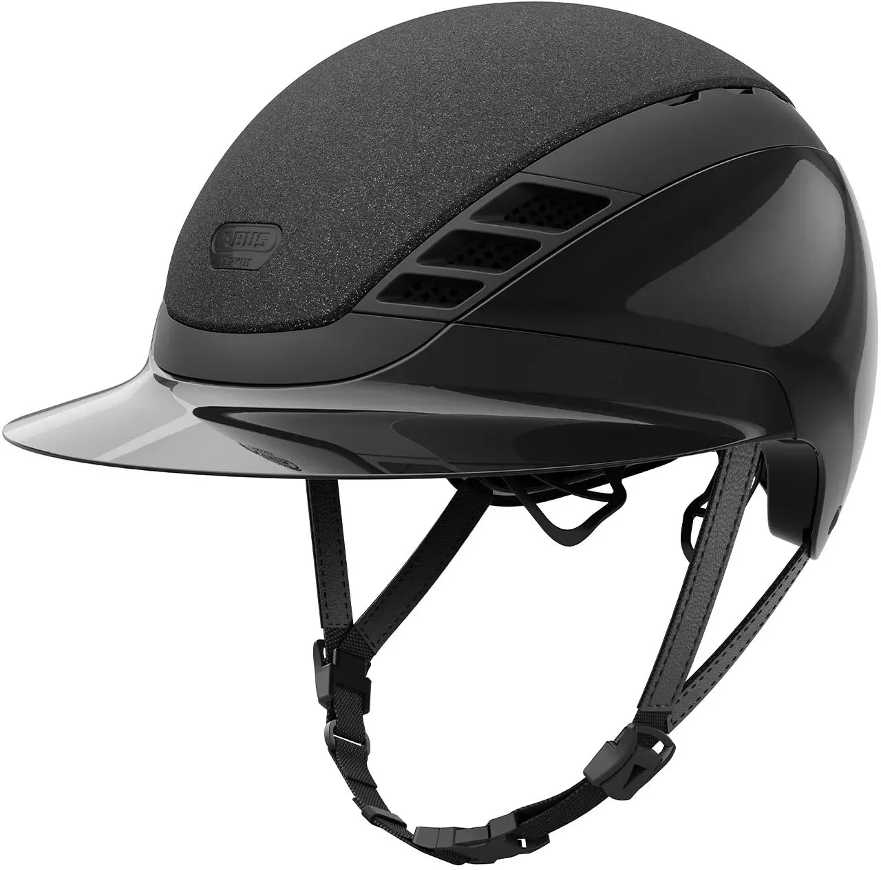 Abus Airluxe Supreme Glam Shiny Reithelm mit langem Visier