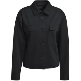 Smith & Soul SMITH & SOUL, Damen, Gr. XL, schwarz, Jersey, Obermaterial: 70% Polyester, 26% Viskose, 4% Elasthan, unifarben, hüftlang, 1-Knopf-Manschette mit Schlitz, Jacken, mit aufgesetzten Taschen, Jersey