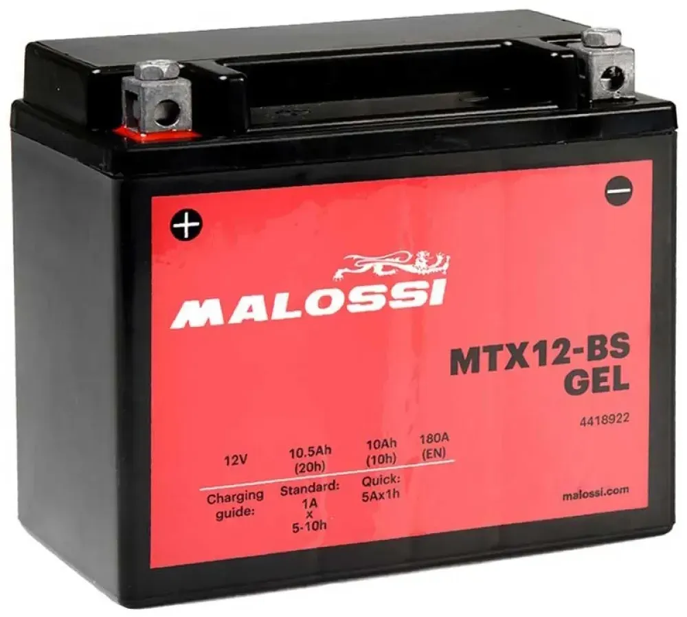 Malossi Adly Cross X Over 150 2007-2008 Gelbatterie - Black - One Size