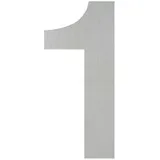 HOPPE OA-Hausnummer E600-609 Ziffer 1 Edelstahl matt