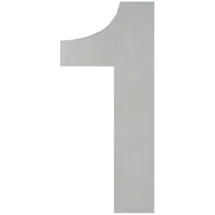 HOPPE OA-Hausnummer E600-609 Ziffer 1 Edelstahl matt