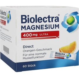 Hermes Arzneimittel Biolectra Magnesium 400 mg ultra Direct Orange Pellets 60 St.
