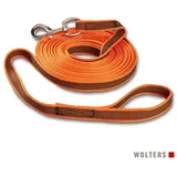 Wolters Avanti gummierte Schleppleine mit Handschlaufe orange 8 m
