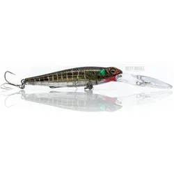 Wobbler - Gutsy Minnow 8cm - DEEP - 01 Mud Minnow braun|ROT|GRÜN NO SIZE