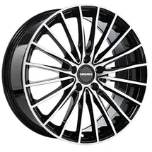 CARMANI Karl 8 x 18 5 x 112 ET45 MB66,6 Schwarz/Poliert