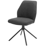 MCA Furniture Esszimmerstuhl drehbar Pemba ¦ grau ¦ Maße (cm): B: 49 H: 88 T: