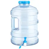 Porgeel Wasserkanister mit Hahn 4 Gallonen Wassertank Campingwasser -Krug BPA -Wassertank mit Griff für klare Wasserspeicher Eimer für Outdoor -Sportcamping