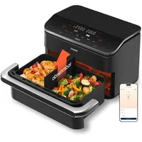 COSORI Dual Blaze TwinFry CAF-TF101S Schwarz/Silber