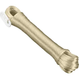 Metaltex Wäscheleine 20 m, Stahl/PVC m.Spanner