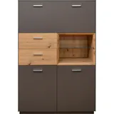 Mäusbacher Highboard »Frame«, Breite 99 cm, braun