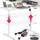 Tectake tectake® Elektrisch höhenverstellbarer Schreibtisch Skadi