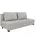 Homesy Schlafcouch grau 2-Sitzer
