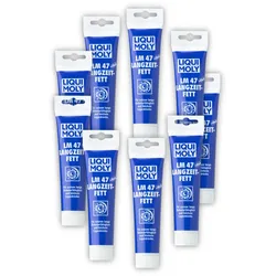 9x 100g LIQUI MOLY 3510 Schmierfett LM 47 Langzeitfett + MoS2 Spezialfett Fett