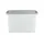 Rotho Compact Aufbewahrungsbox 39,5 x 27,5 x 27 cm 1-tlg. grau/transparent