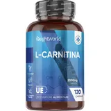 WeightWorld L Carnitin 2000 mg Kapseln 120 Stück