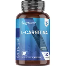WeightWorld L Carnitin 2000 mg Kapseln 120 Stück